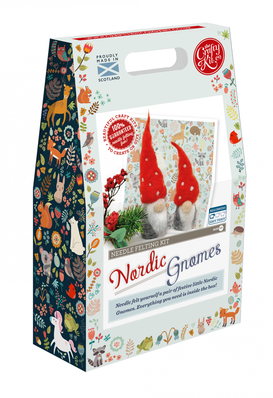 Nordic Gnomes Needle Felting Kit - boxed kit